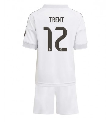 Real Madrid Alexander-Arnold #12 Hemmaställ Barn 2025-26 Kortärmad (+ Korta byxor)